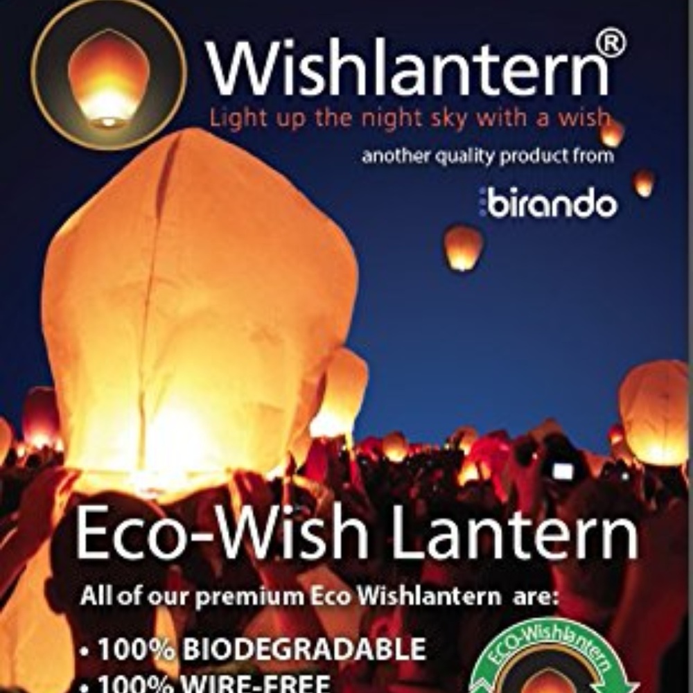 Eco-Friendly Thai Wish Lanterns ( 30)